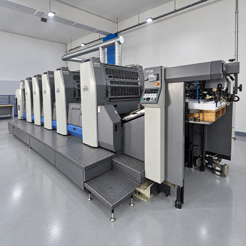 RYOBI 925P — 5 rəngli ofset çap maşını | 2011